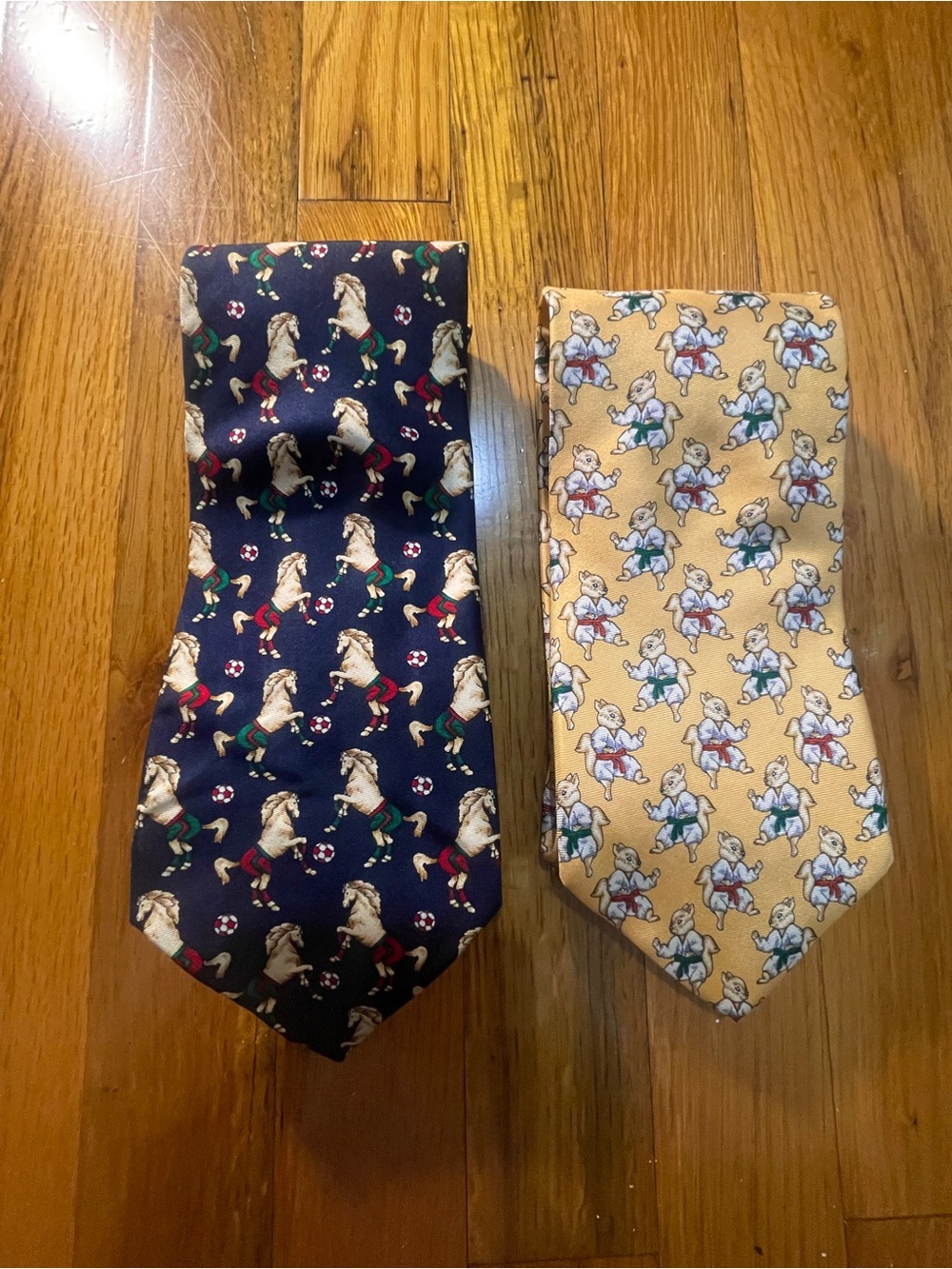 $236 Brooks Brothers Rare Animals Printed 100% Italian Silk Ties Playful